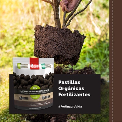 Pastillas Organicas Fertilizantes Estimulador Transplante 10 Pastilas